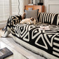 Boho Plaid Sofa Cover