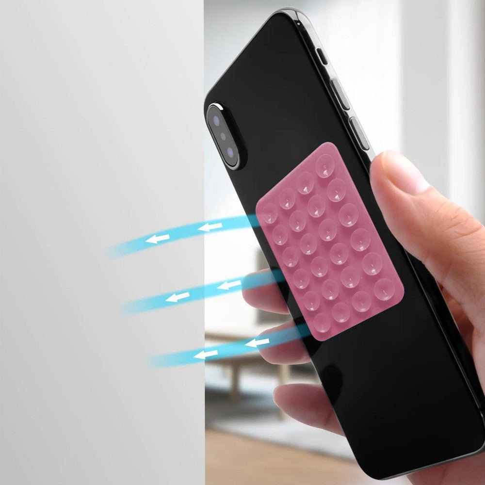 5Pcs Silicone Suction Phone Case Mounts Hands-Free Phone Accessory Holders