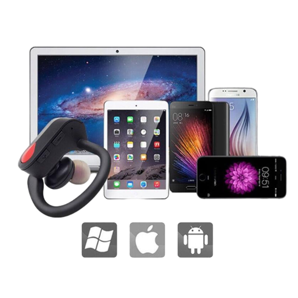 2Pcs Wireless Bluetooth 5.0 Headset Earbuds Stereo Ear Hook