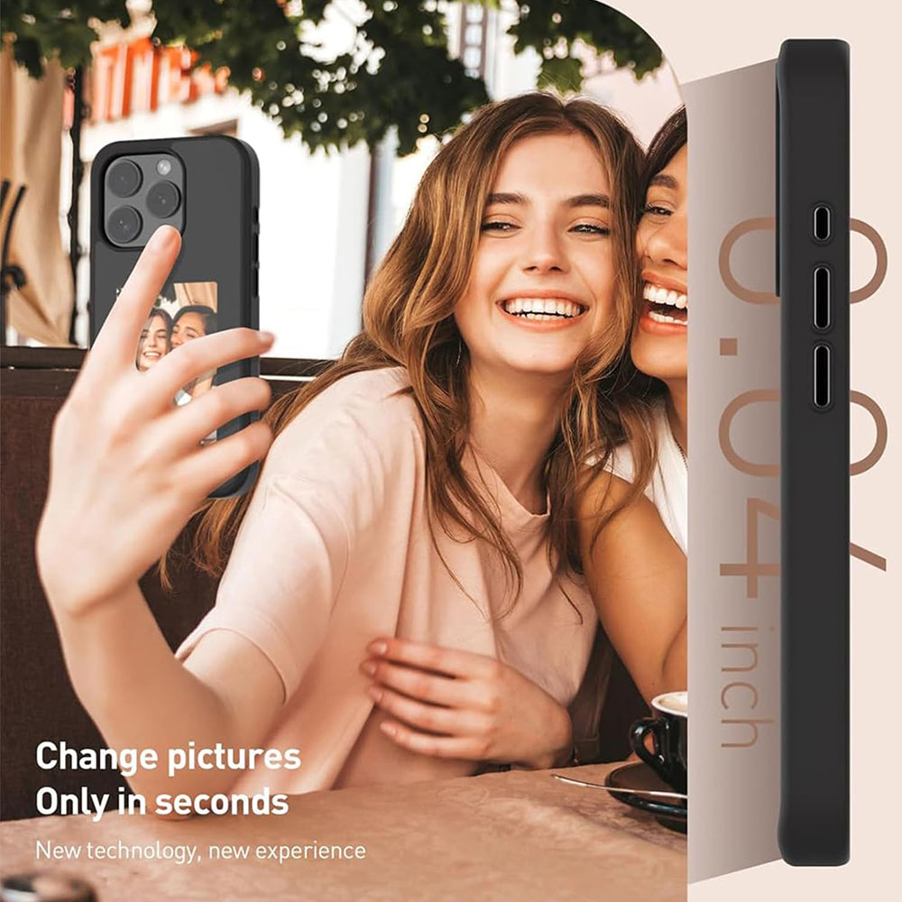 Ink Screen Display DIY Custom Picture iPhone Case-For iPhone 15 Pro Max