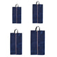 4Pcs Water-Resistant Travel Shoe Storage Bags-Navy