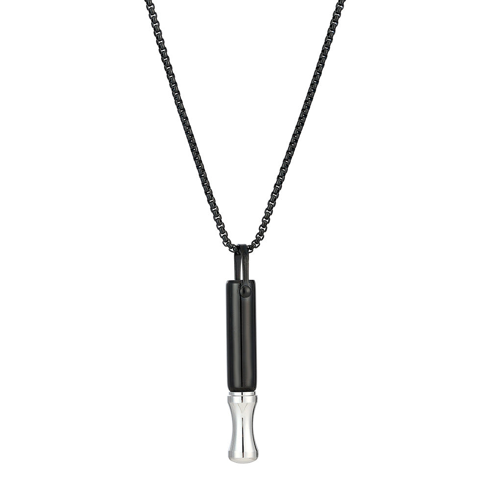 Breathlace Necklace Stainless Steel Quit Smoking Anti-Vaping Breathing Pendant Necklace