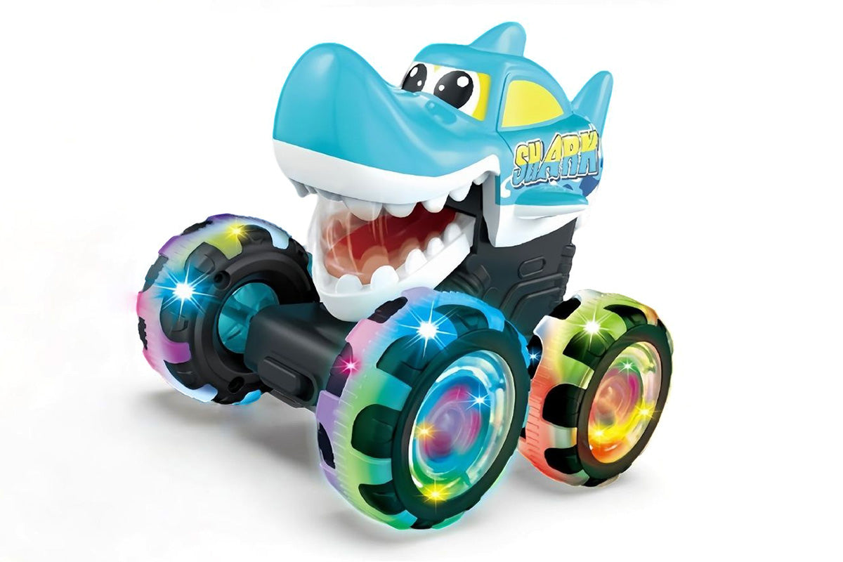 Monster Truck Toy Light-Up Cars Wheels Toy Car Press and Go Cars