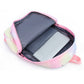 3PCS Boys Girls Gradient Color Backpack Set School Backpack Lunch Bag Pencil Case
