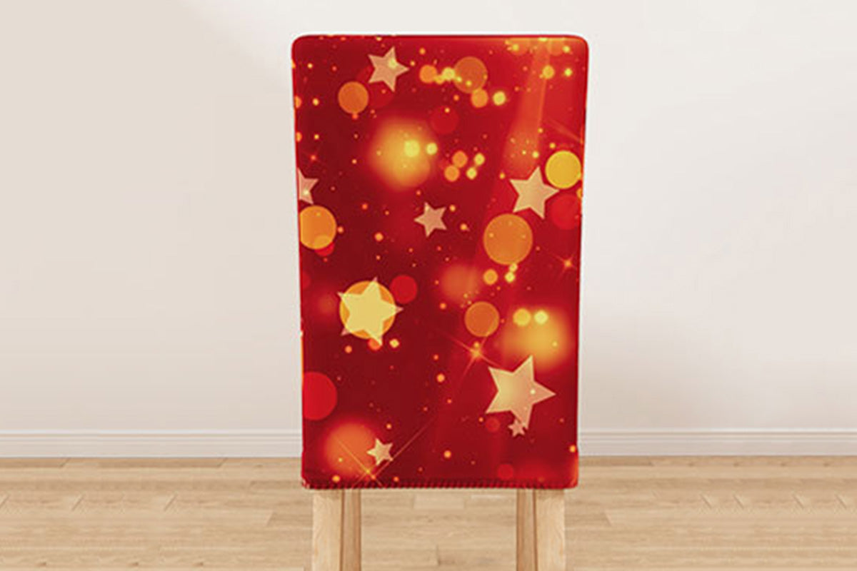 Christmas Chair Cover Slipcover for Dining Chairs for Christmas Parties and Holiday Decor