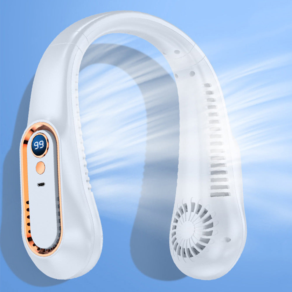 Up Down Airflow Neck Fan USB Neck Air Conditioner Personal Fan
