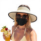 Foldable Adjustable Wide Brim Open Top Outdoor Sun Visor Hat