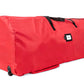 Handy Laundry Rolling Christmas Tree Storage Bag With Handle For Easy Transport-Red