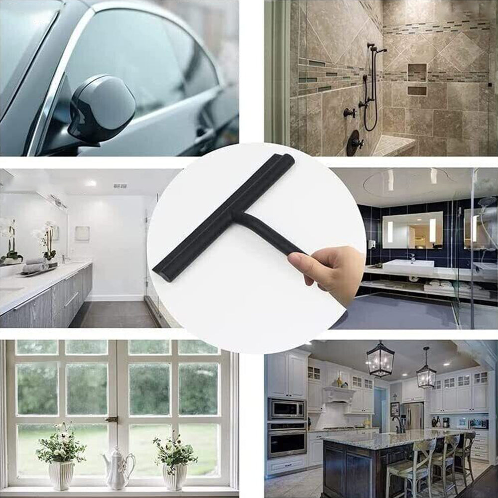 Silicone Bathroom Window Cleaning Squeegee Blade