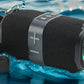 Portable Bluetooth Speaker, Portable Speaker, Bluetooth Speakers Wireless, LED Light Speaker Speakers Wireless Speaker with TF AUX FM for Shower Pool Party