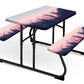 Picnic Table Cover with Bench Covers Camping Tablecloth Camping Essentials