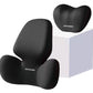 Car Headrest and Lumbar Support Set Memory Foam Driving Cushion