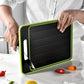 4-in-1 Double Sided Thawing Tray and Cutting Board with Aluminum Sharpener