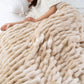 Bubble Tie Dye Throw Blanket Soft Cozy Microfiber Lightweight Warm for Couch-Khaki