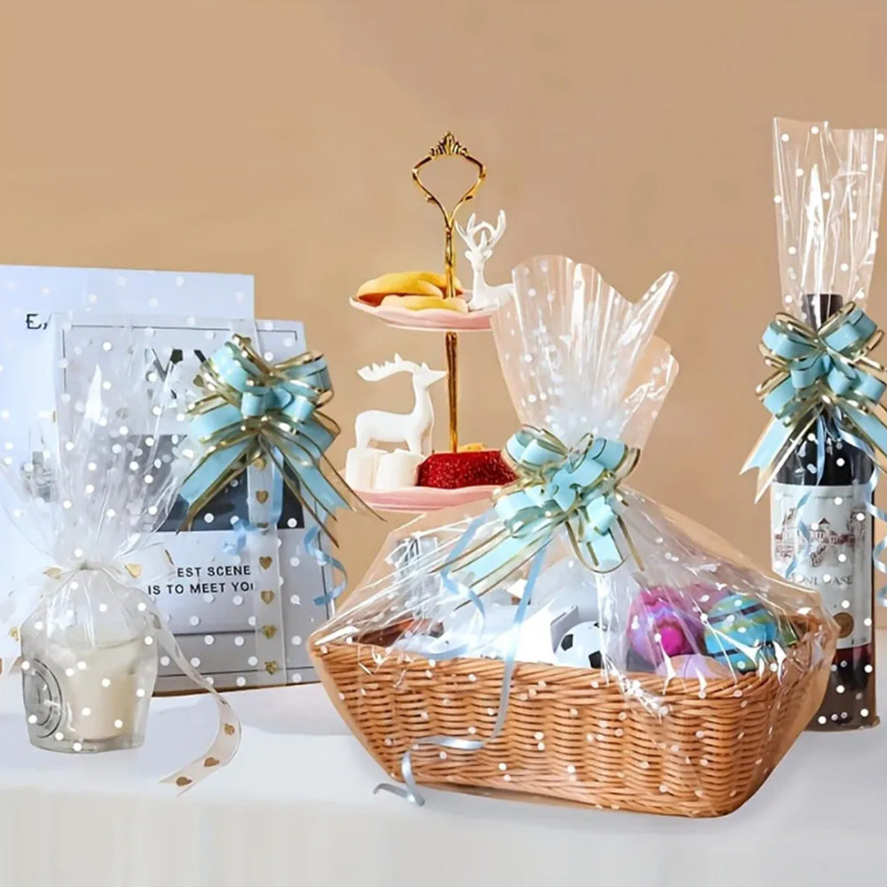 Clear Waterproof OPP Flower Bouquet Wrapping Paper Rolls