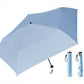 Black Coated Compact Folding Umbrella Lightweight Portable Pocket Umbrella