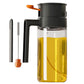 2 In 1 650ml Oil Sprayer Olive Oil Dispenser Bottle For Cooking Baking BBQ
