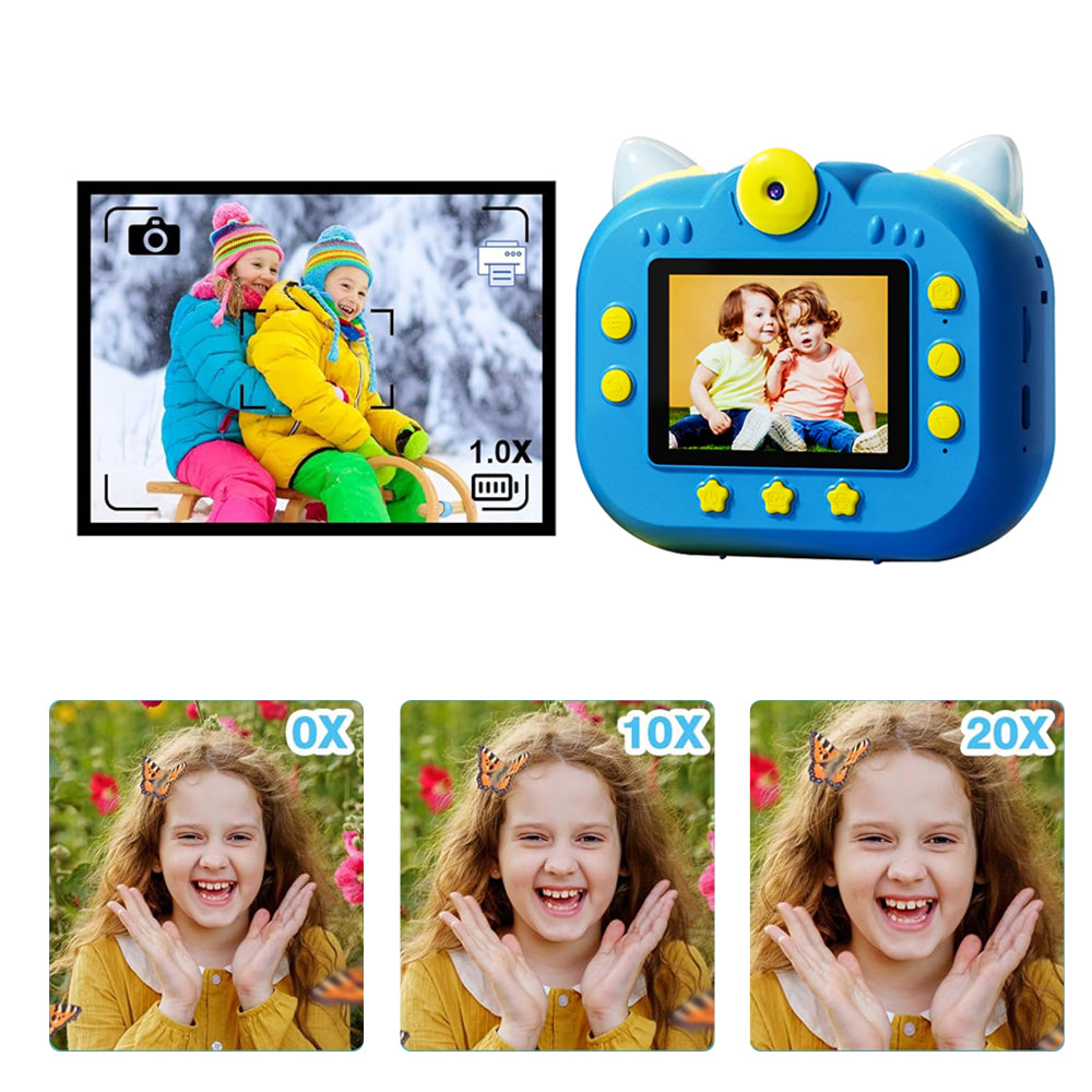 Instant Thermal Paper Print Camera for Kids