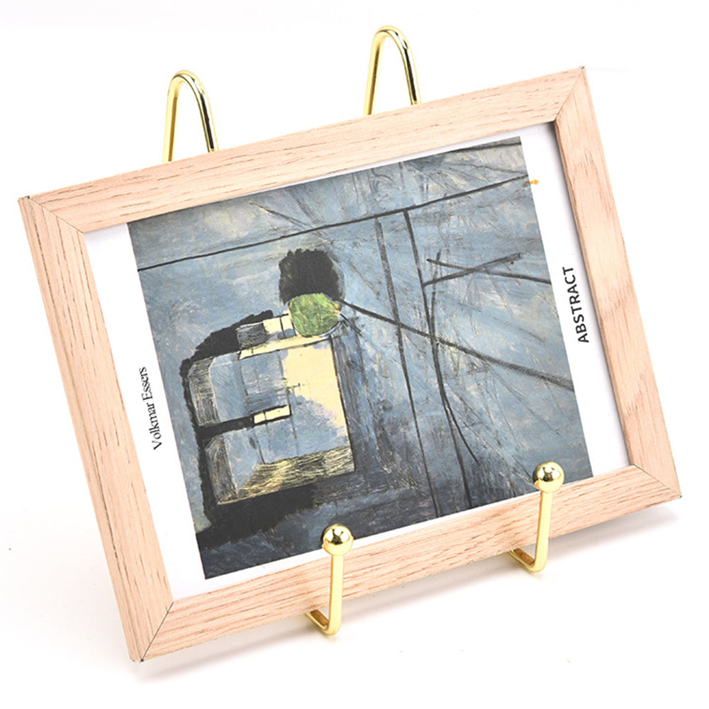 2Pcs Iron Photo Frame Display Stand