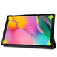 PU Leather Trifold Stand Case for Fire HD 10 2021 2023-Black