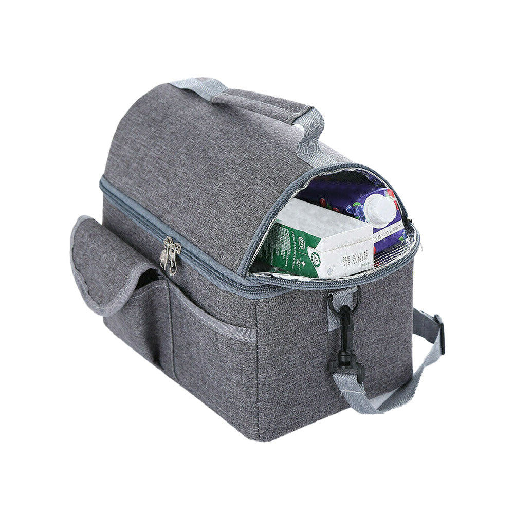 Insulated Lunch Bag Cooler Tote Bag with Shoulder Strap