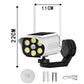 66-LEDs Magnetic Solar Light Fake Security Camera Shape Lamp Outdoor Lighting