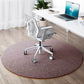 Round Office Chair Mat Anti Slip Floor Protector for Home Office-Brown