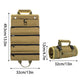 Roll-Up Hardware Tool Storage Bag with Detachable Zipper Pouch