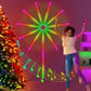 App Control Launch Burst Effect Color Changing USB Smart Firework Led Strip Lights with Remote for Christmas Decor Bedroom