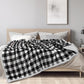 125X145cm Reversible Plush Sherpa Fleece Throw Blanket