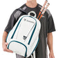 Sports Tennis Backpack PU Water-Resistant Badminton Racket Bag with Separate Shoe Compartment Rucksack for Gym Outdoor