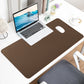 PU Leather Desk Pad Waterproof Anti Slip Mouse Pad Desk Writing Pad for Office
