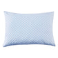Cooling Shredded Memory Foam Pillows for Side Back Sleepers with Washable Cover-Blue
