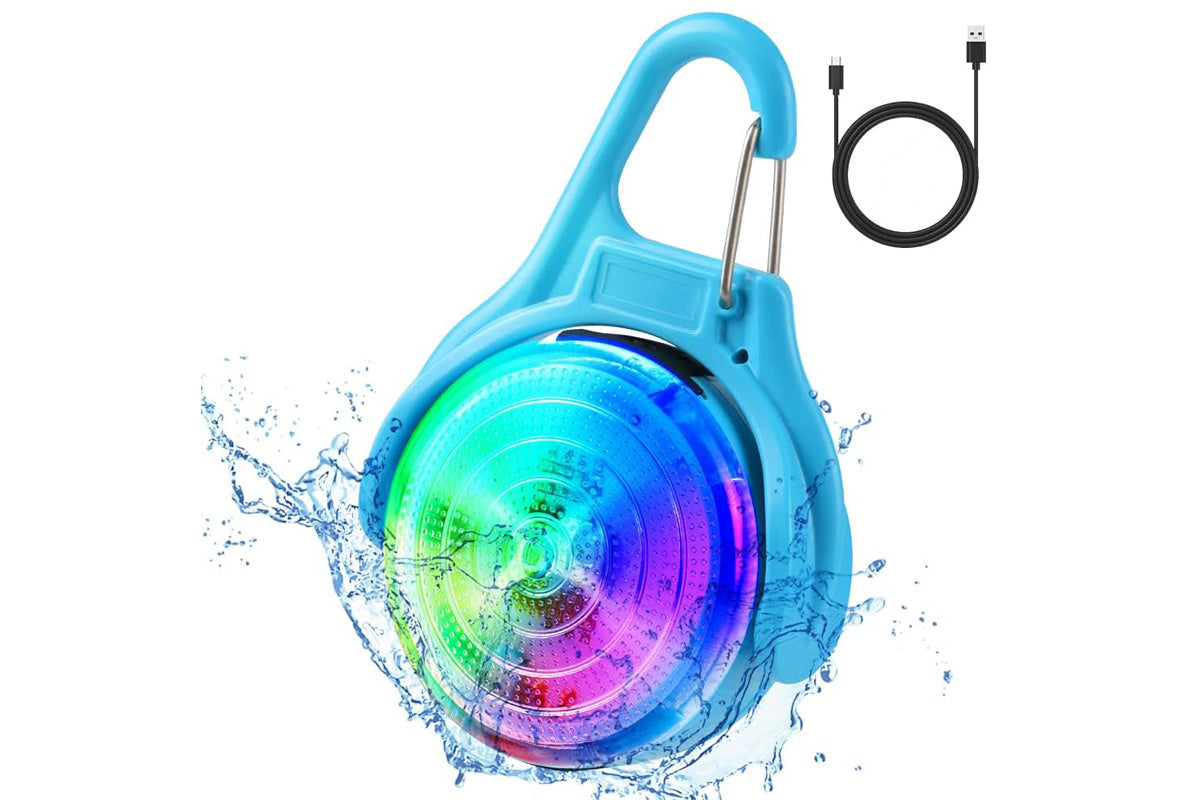 Dog Collar Light Rechargeable LED Water Resistance with 4 Modes for Night Walking