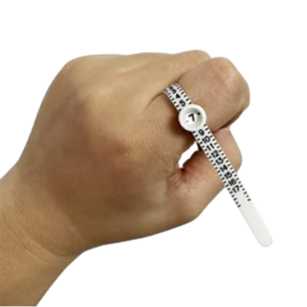 4Pcs Ring and Bracelet Sizer Measuring Tool with Magnifying Function