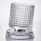 Spinning Rotating Whiskey Glass 270ml Transparent Glass for Home Bar