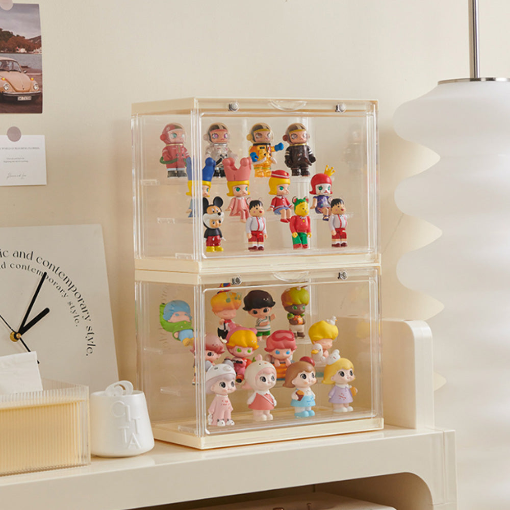 Display Case for Mini Action Figures Dust Proof Collectibles Model Toys