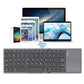Foldable Bluetooth Keyboard with Touchpad Full-Size Travel Keyboards for Windows iOS Android