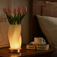 Bedside Lamp with Metal Base for Bedroom