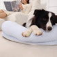 Pet Cooling Mat Memory Foam Cooling Fabric Dog Crate Bed with Pillow