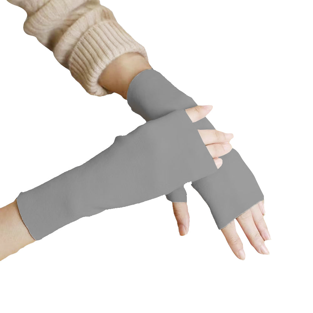 3 Pair Fingerless Warm Gloves with Thumb Hole