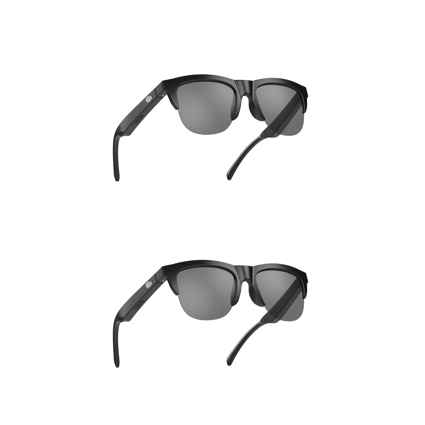 2Pcs Bluetooth 5.3 Smart Glasses Wireless Headphone Audio Music Sunglasses