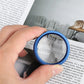 30X Magnifying Glass Optical Lens with Metal Frame for Jewelry Coin Inspection