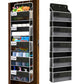 5-Tier Over the Door Hanging Storage Organizer with 10 Side Mesh Pockets