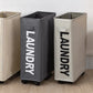 39 x18.5x58CM Foldable Laundry Washing Clothes Storage Bag With Universal Wheels