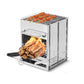 Portable Folding Stainless Steel Wood-Burning Camping and Barbecue Stove
