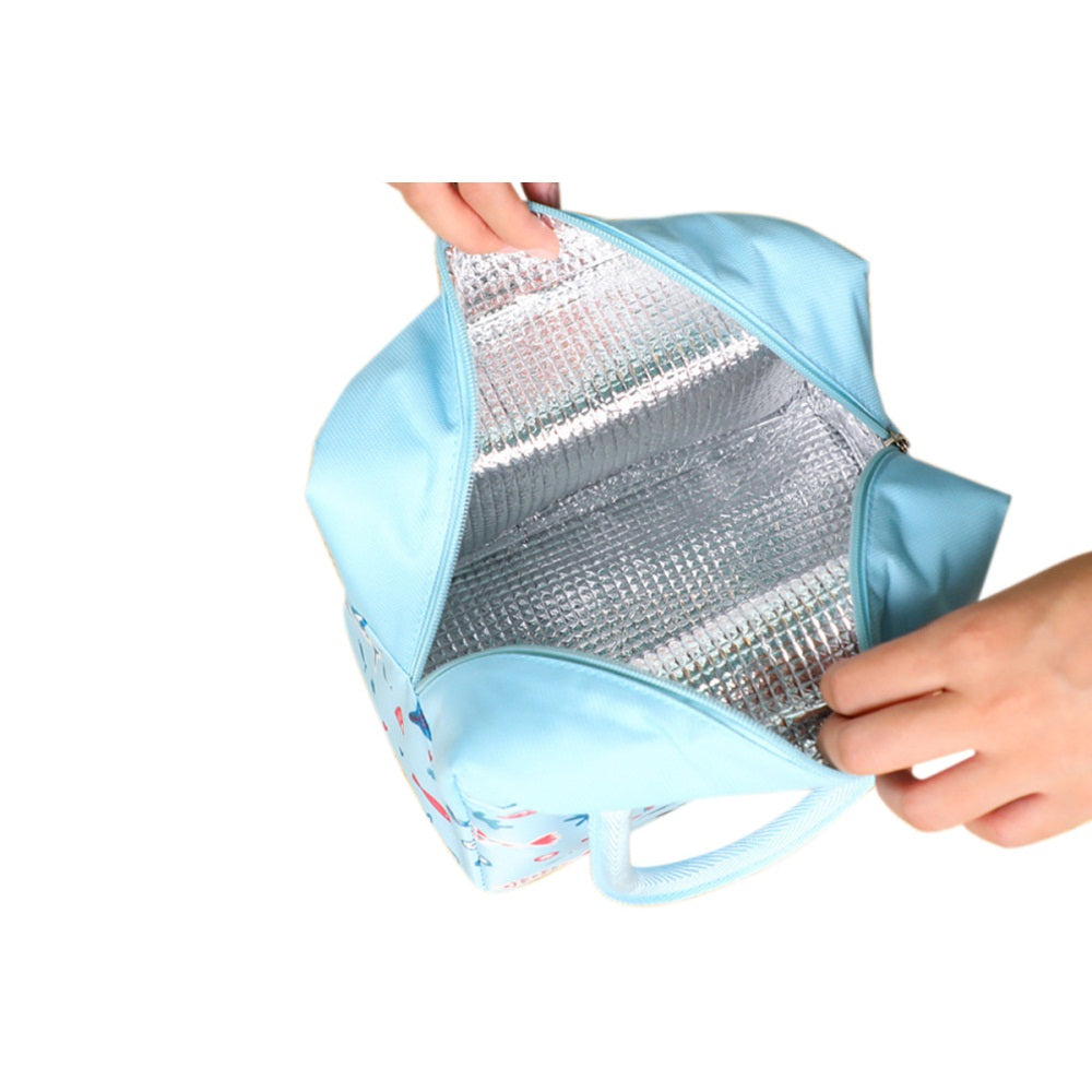 High-Capacity Oxford Cloth Lunch Bag Tote Bag