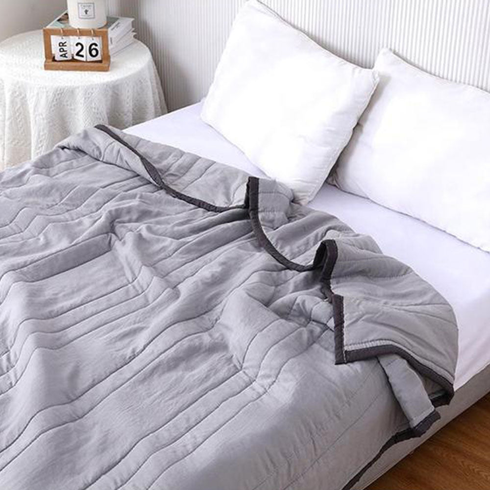 150X200cm Summer Blanket Washed Cotton Breathable Single Air-Conditioning Quilt