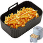 Reusable Silicone Air Fryer Liner for Dual Air Fryer Food Grade Non-Stick & Easy to Clean