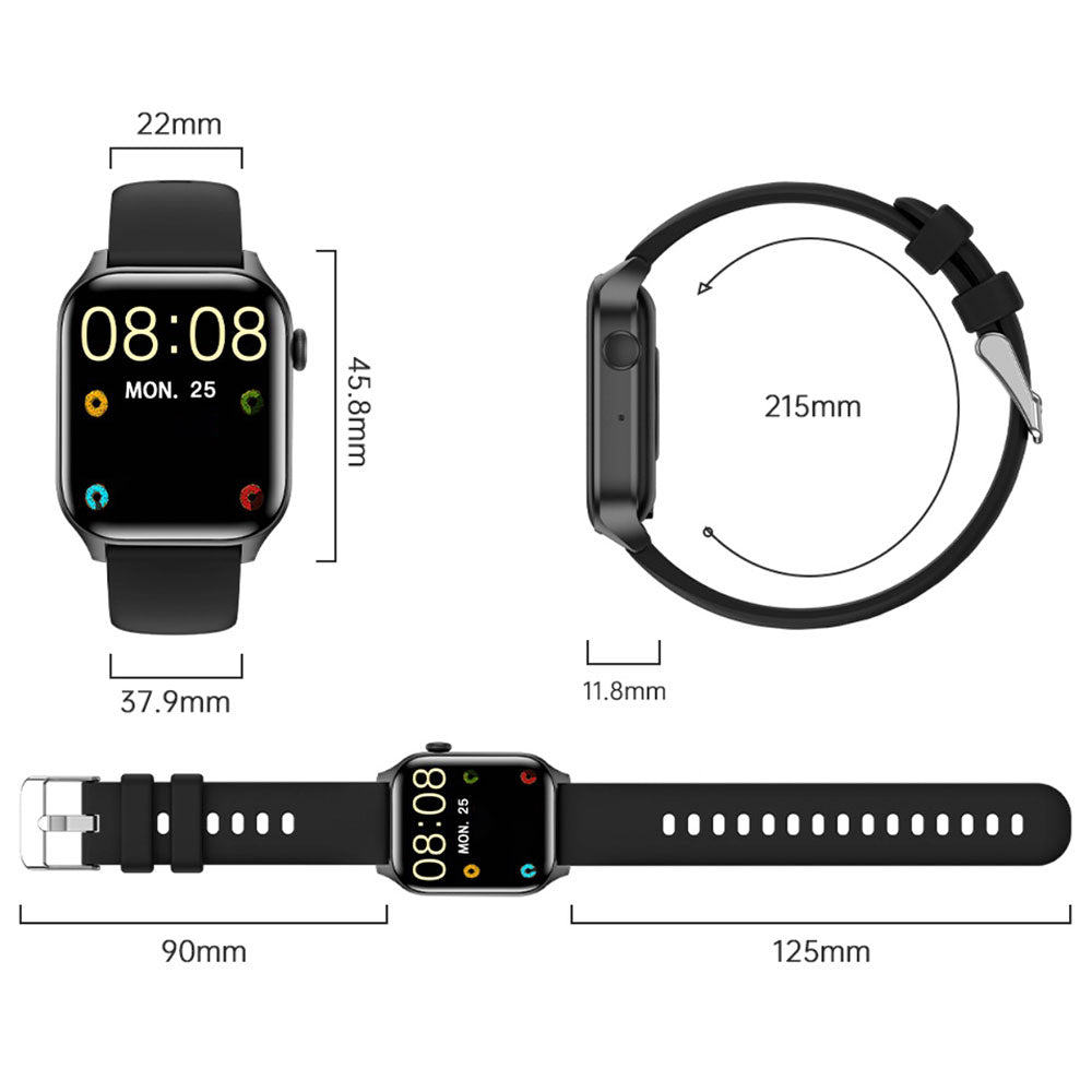 2024 Smart Watch Water-Resistant Smartwatch Heart Rate Fitness Tracker